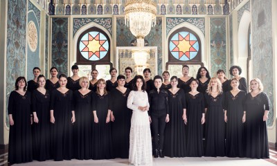Katie Melua and the Gori Operatic Choir shot in Georgia for BMG by Pip